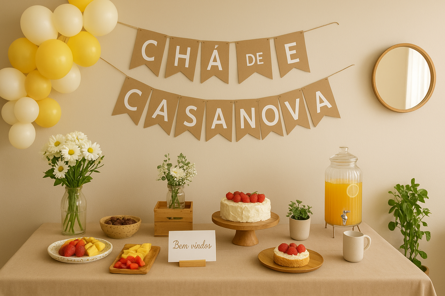 chá de casa nova